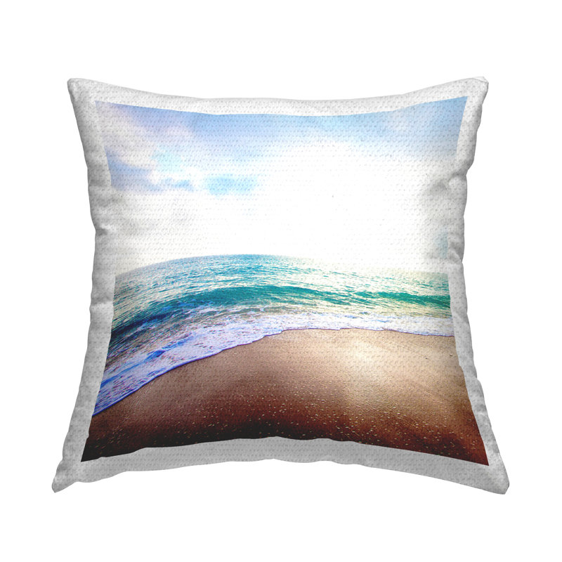 Coussin décoratif d'extérieur imprimé soleil par Susan Bryant