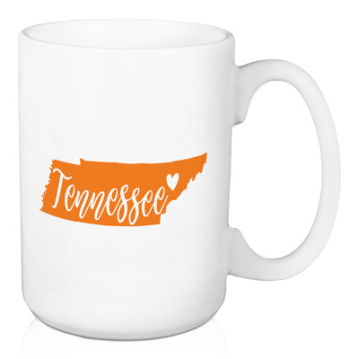 Grande tasse à café tennessee state fierté knoxville love Fremont