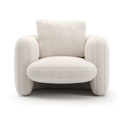 Overlap Chair Ecru