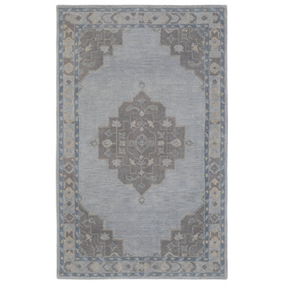 Tapis rectangulaire en laine Millian