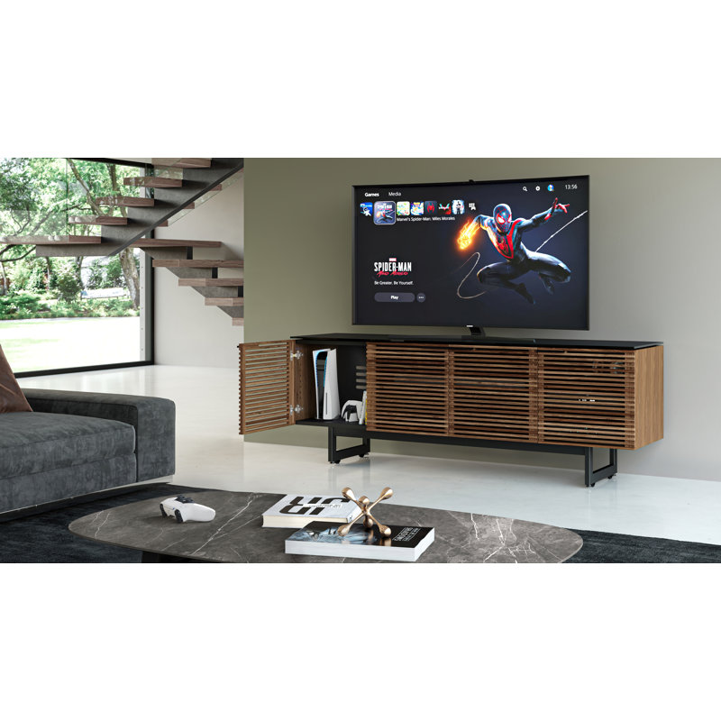 Corridor Media Console, Natural Walnut