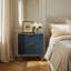 Table de chevet bleu nuit-1894855999