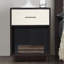 Acosta 45cm W Manufactured Wood Bedside Table-1650465762