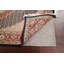 Tapis oriental à motif végétal à motif géométrique Tabriz Mahi noué à la main 4 x 7