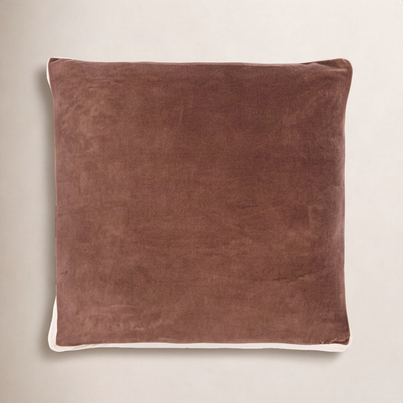  Nicholas Cotton Throw Pillow, 18" x 18", Down, Green/Teal