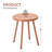 Patio Table Living Room Side Table, Round Accent Table Small Side Table Nightstand-850727238