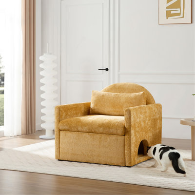 Fauteuil surdimensionné Chenille