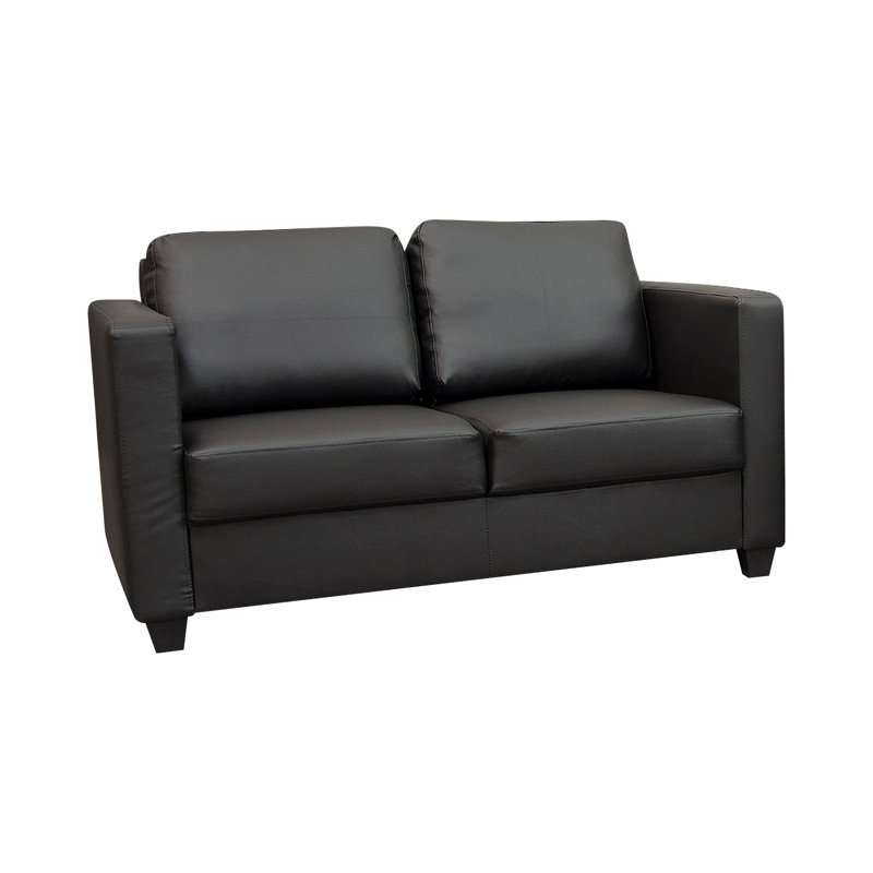 Cube 2 Seater Sofa Faux Leather