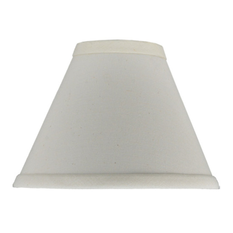 Abat-jour empire en tissu H 5 po x l 7,25 po