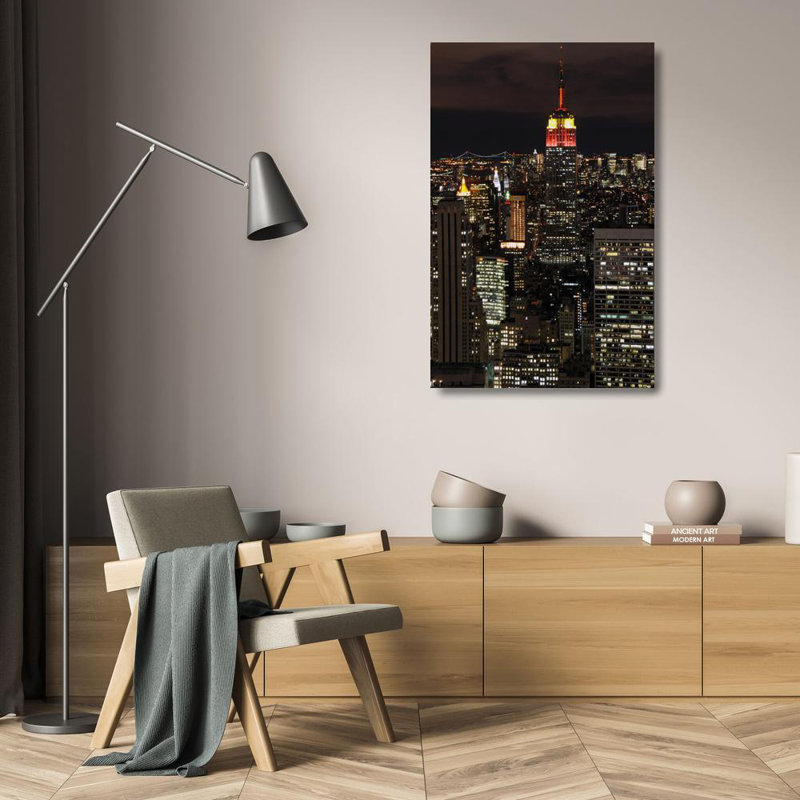 New York City Empire State Building, H 24 po x l 16 po