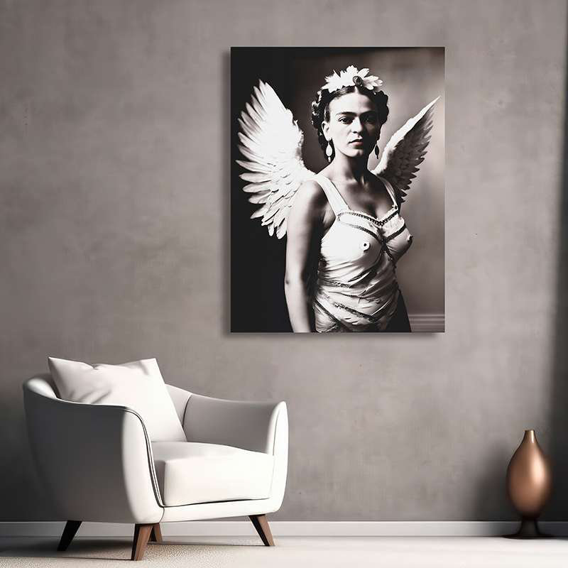 Free Frida by Haute Photo Collection - Wrapped Canvas Print, 70cm H x 50cm W