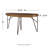 Dashrath 61'' Solid Wood Top Console Table