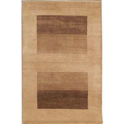 Hand-Knotted High-Quality Beige Area Rug