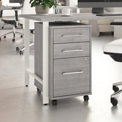 Bush Business Furniture Hustle 3 Drawer Rolling File Cabinet With Lock - Assembled by Bush Business Furniture