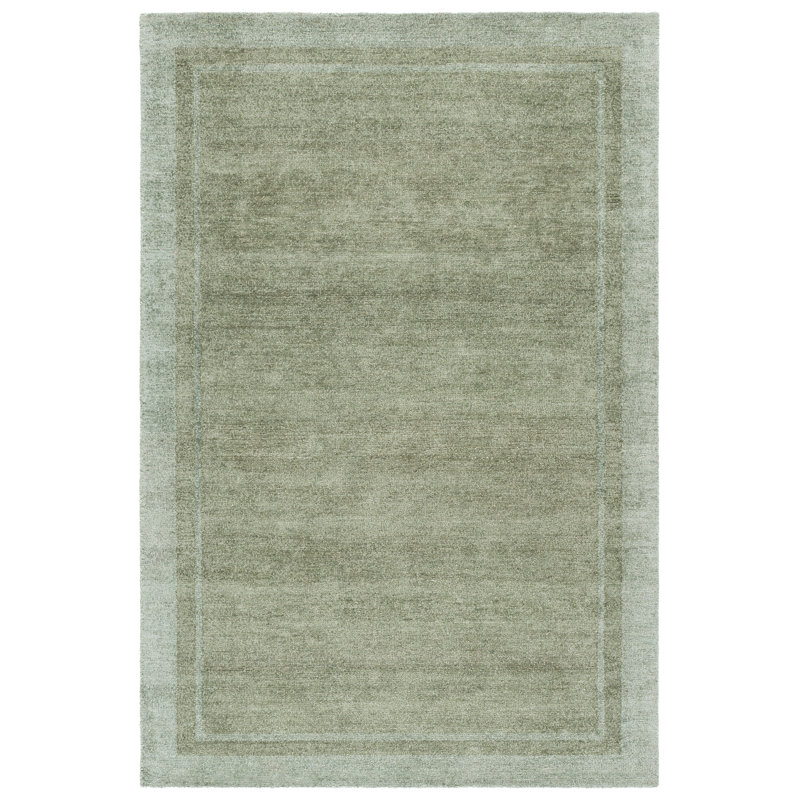 Rayonne / viscose touffetée à la main Mirage; Tapis d'intérieur en coton, Rectangulaire 8 pi x 10 pi