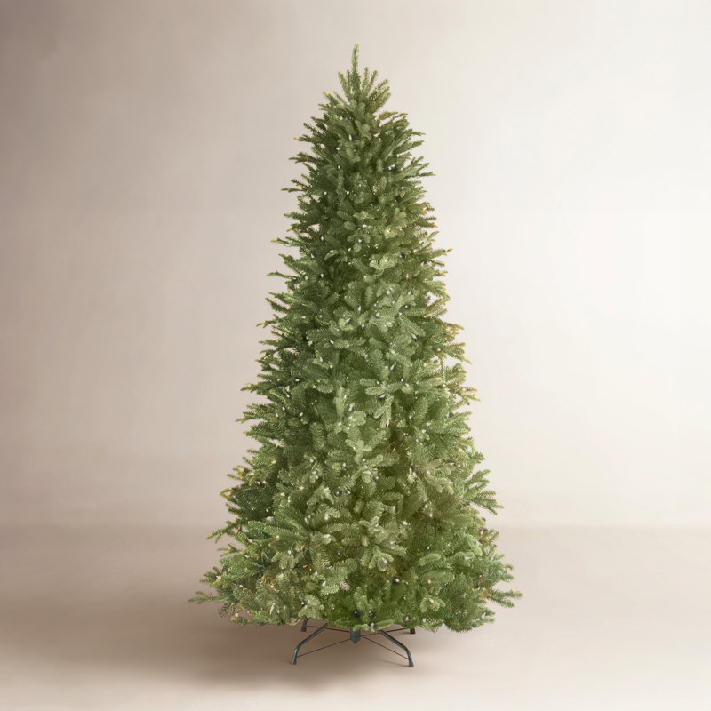Adneta Lighted Artificial Fir Christmas Tree, 6.5'