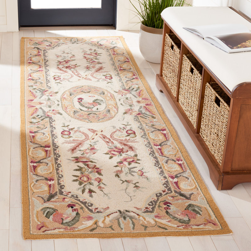 Chelsea Hand Hooked Wool Pile Rug, Runner 2'6" x 6'