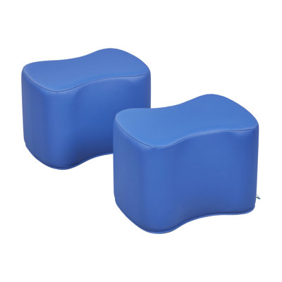 ECR4Kids SoftZone Toddler Modular Stool Seating Set, Classroom Furniture, 2-Pack