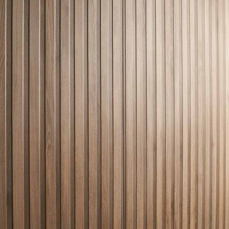 Nobu 24x48 Wood Look Matte Fluted Porcelain Tile, Tan