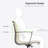 Mid Back Top-Gain Leather Office Chair With Arm And Aluminum Frame, Swivel Conference Desk Chair-1952329214