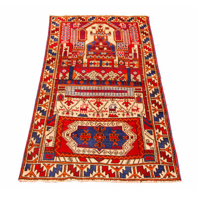 Cordell Rectangle 80 cm x 140 cm Oriental Flatweave Kilim Area Rug