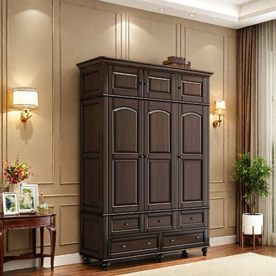 Garde-robe pratique rétro classique