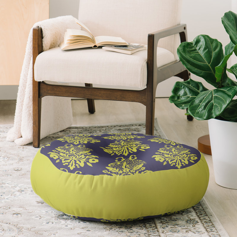 Housse de coussin ronde et insert en dentelle morgan kendall