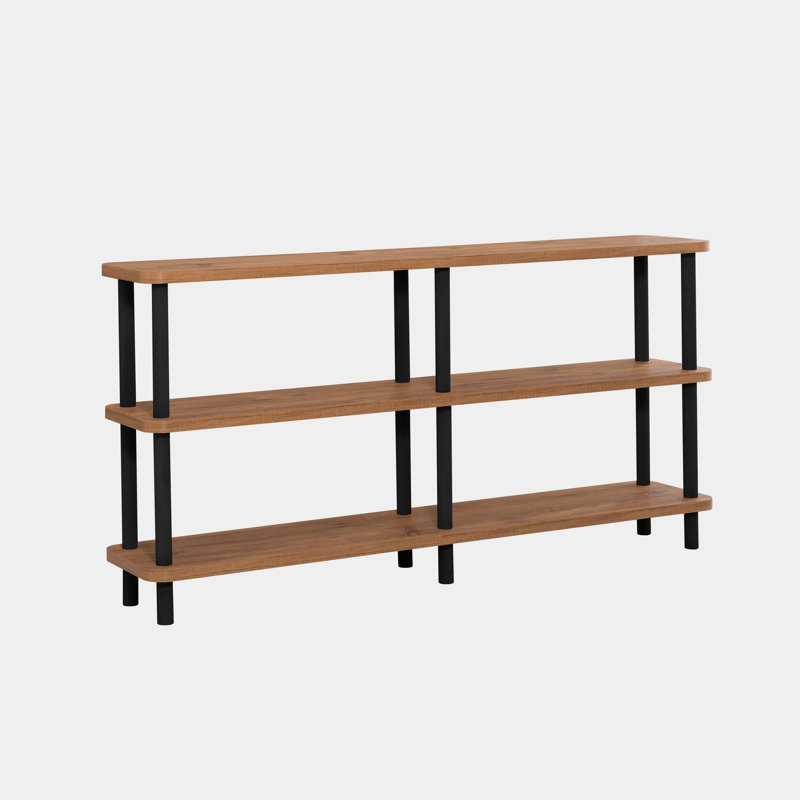 Vannes Bookcase, 74cm H x 150cm W x 35cm D