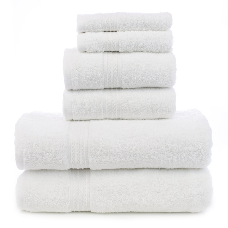 Ensemble de serviettes en coton 6 pièces 100% ECO Basic