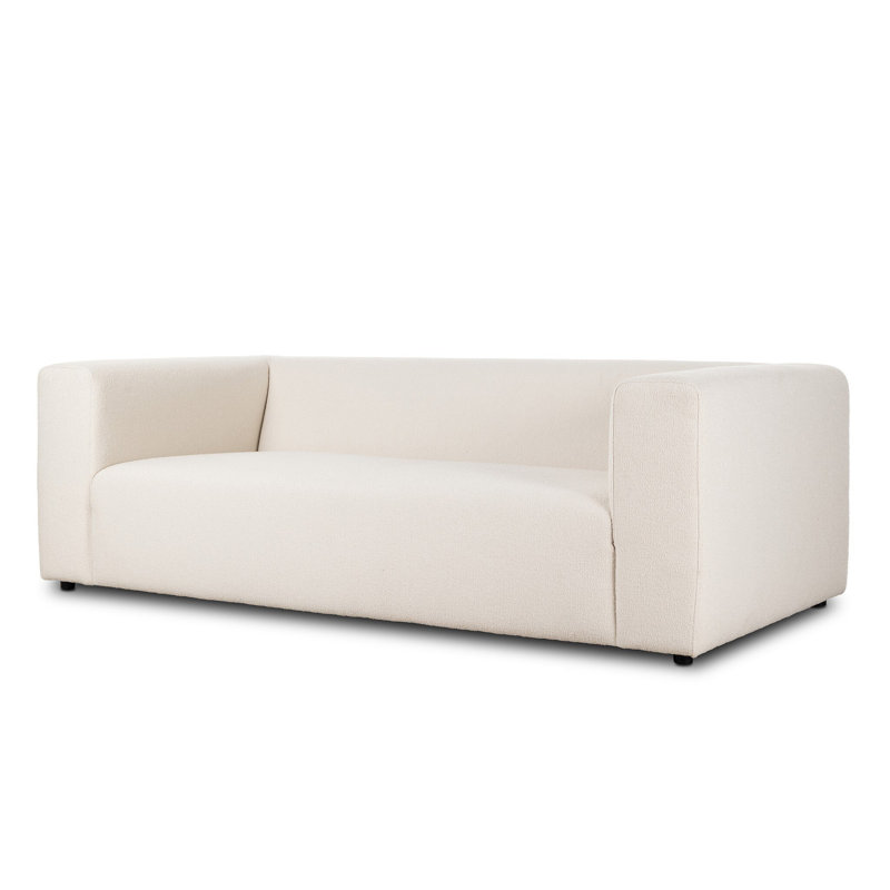 Lawndale Sofa-89"-Napa Sandstone, Fayette Cloud