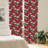 Skulls and Rose Semi-Sheer Rod Pocket Curtain Panels-45209335