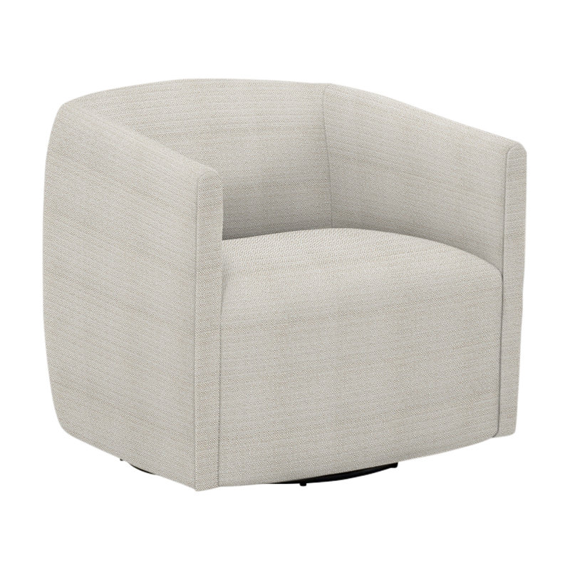 Ravello Swivel Patio Chair with Cushions, Beige Linen 6025-012