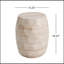 Table d'appoint polyvalente en béton léger pour une utilisation intérieure et extérieure avec un design en nid d'abeille unique