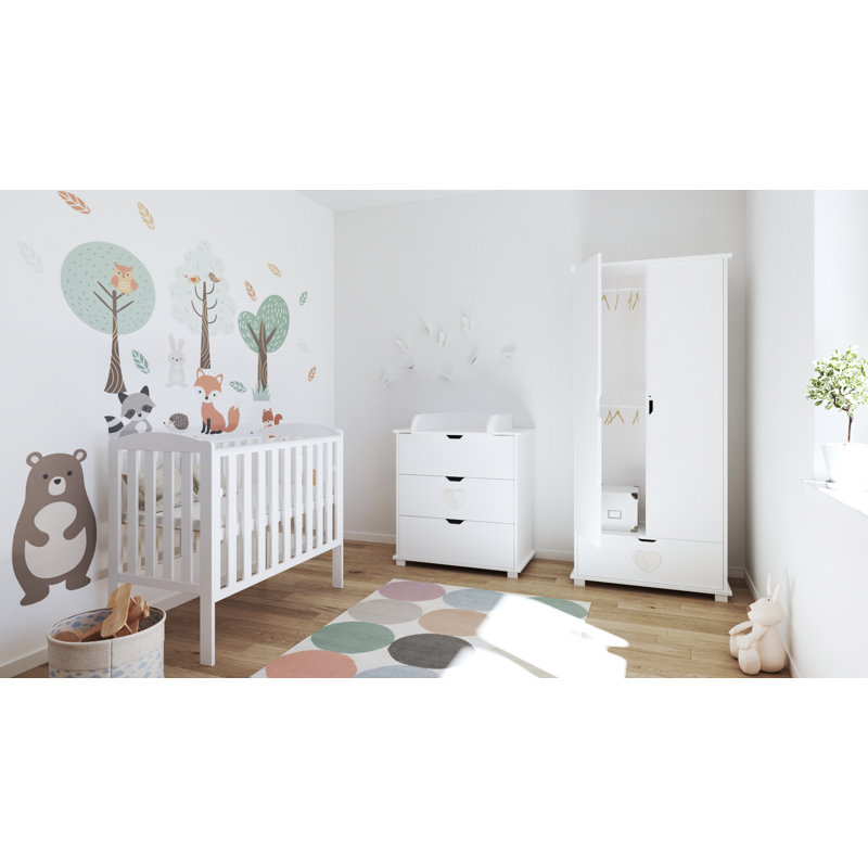 Waffi Space Saver Cot White 