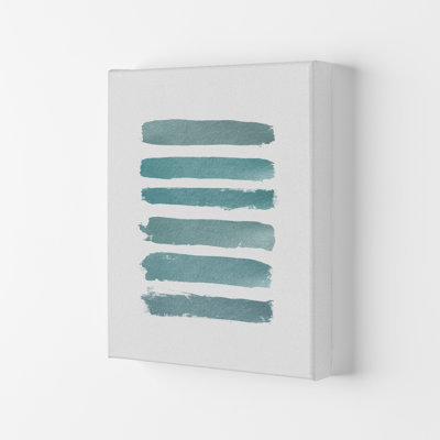 Ombre Turquoise by Orara - Wrapped Canvas Print