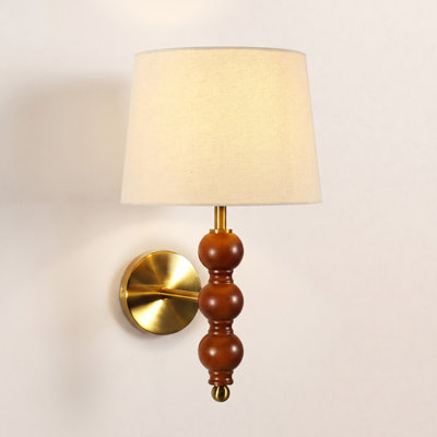 Single Light Dimmable Armed Sconce