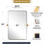 Miroir de salle de bain mural moderne inclinable | Cadre pivotant en acier inoxydable-1496343119-1508626406