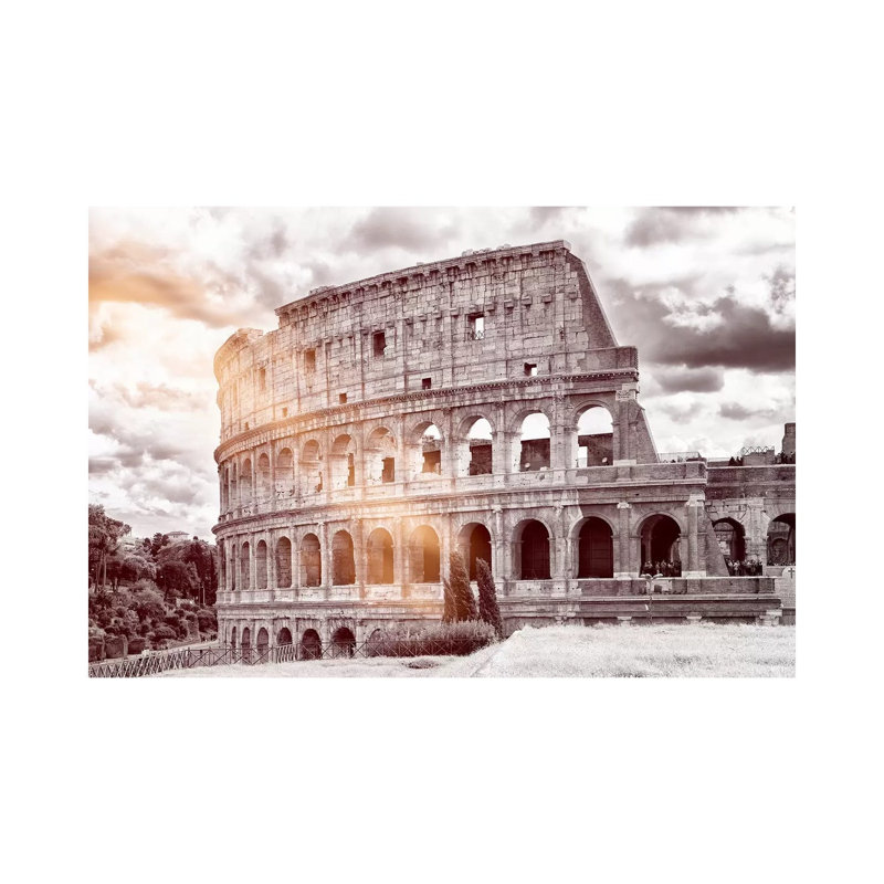 Colosseum Roma by Philippe Hugonnard - Wrapped Canvas Print, 20.32 cm H x 30.48 cm W