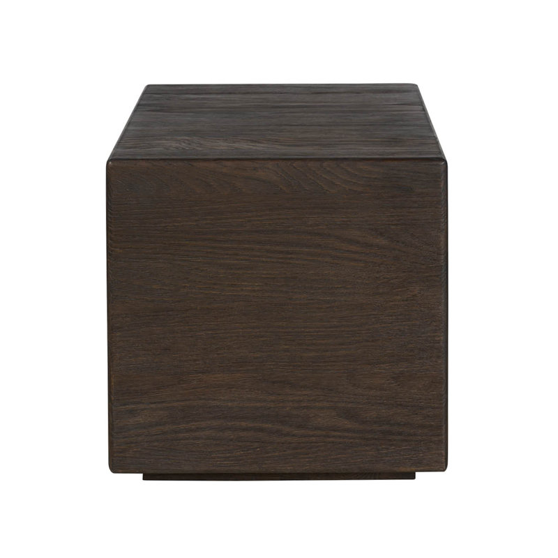 Modern End Table, Brown