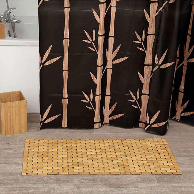 Rayon From Bamboo Bath Mat, Brown