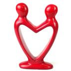 Reagle Abstract Figurines & Sculptures, Red, 6" H x 4" W x 3" D
