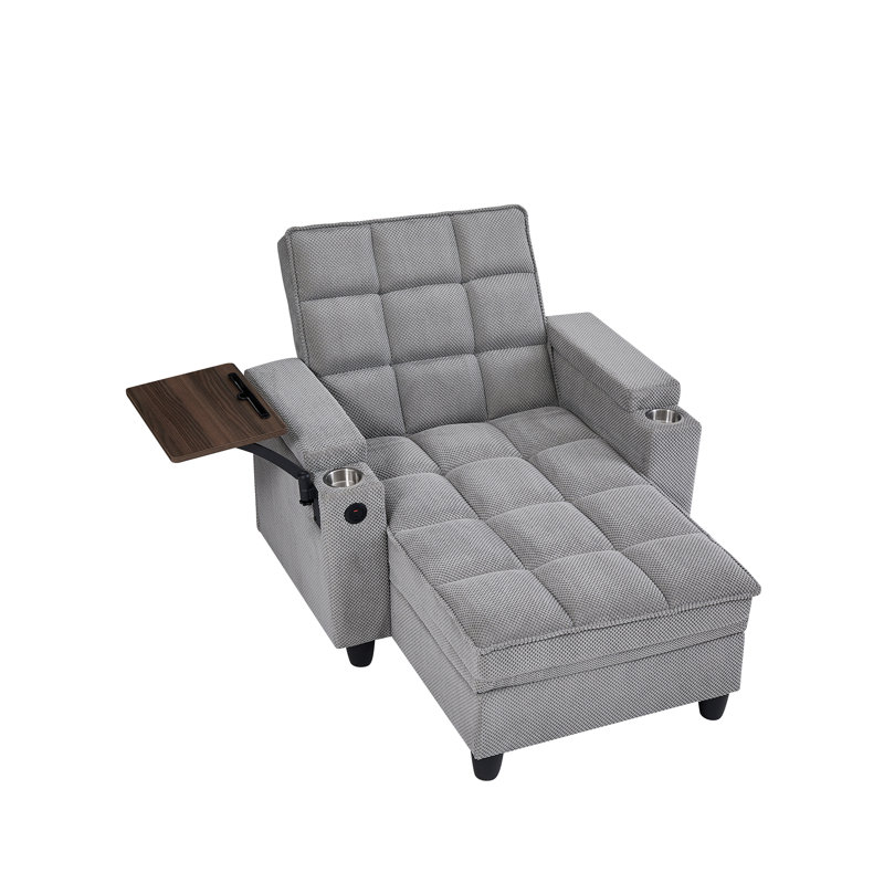 Méridiennes d'intérieur multifonctionnelles avec rangement, chaise moderne en bois