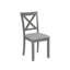 Ensemble de salle à manger en bois 6 pièces avec table rectangulaire, 4 chaises rembourrées et banc, parfait pour les repas de famille et les rassemblements-1857538472