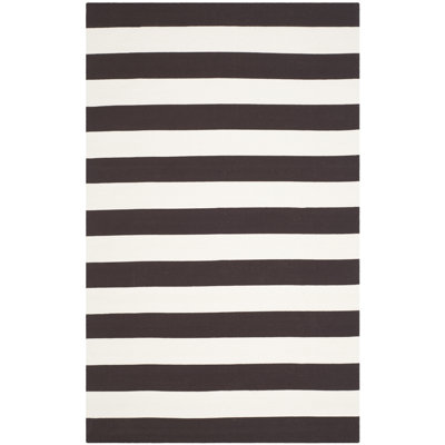Wester Hand Woven Cotton Striped Rug