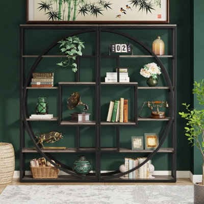 Bookcase Particleboard 1 Piece Bookcase Black Versatile Design