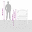 104 cm W Steel Gate Fencing-121122502