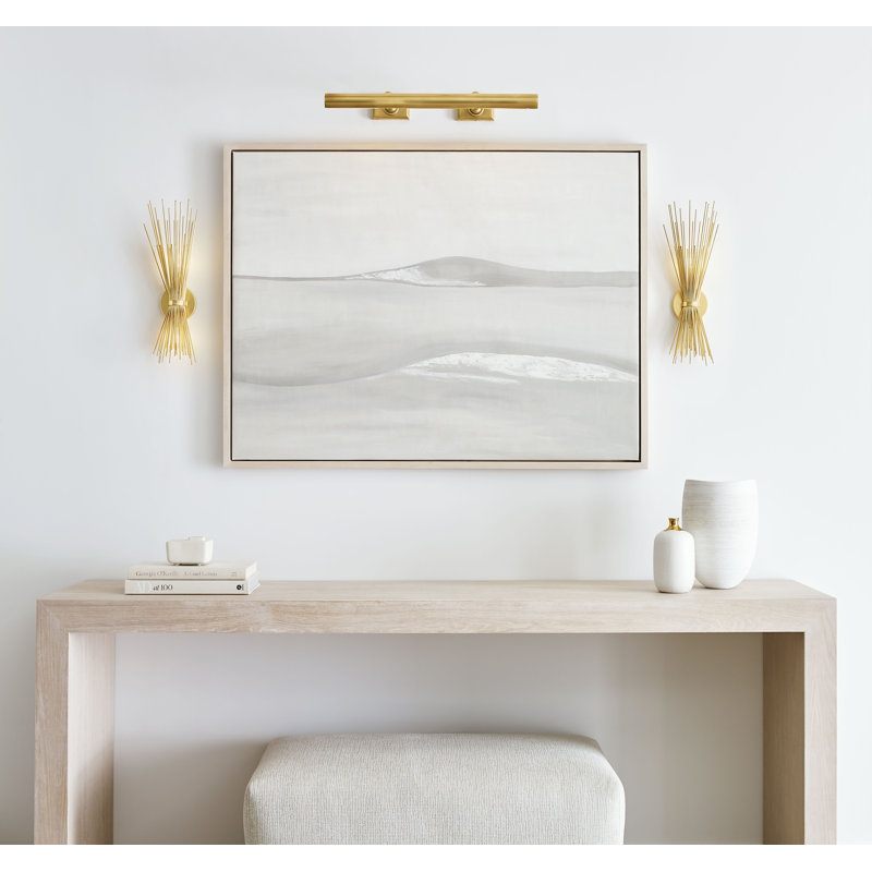 Kelly Wearstler Strada Small Sconce, Burnished Silver Leaf