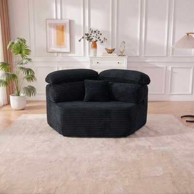Méridienne de 53 po avec coussin enveloppant