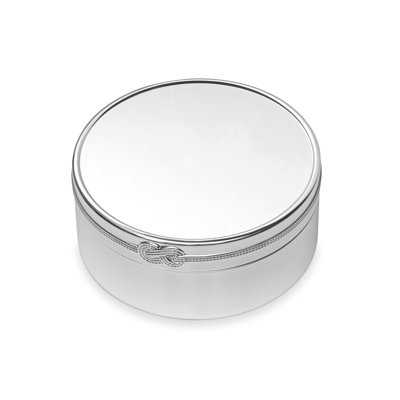 Vera Wang Infinity 7.5in Keepsake Round Box