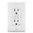 Leviton SmartlockPro 15 Amp 125 Volt Duplex Watthite GFCI Outlet 5-15R 3 Pack